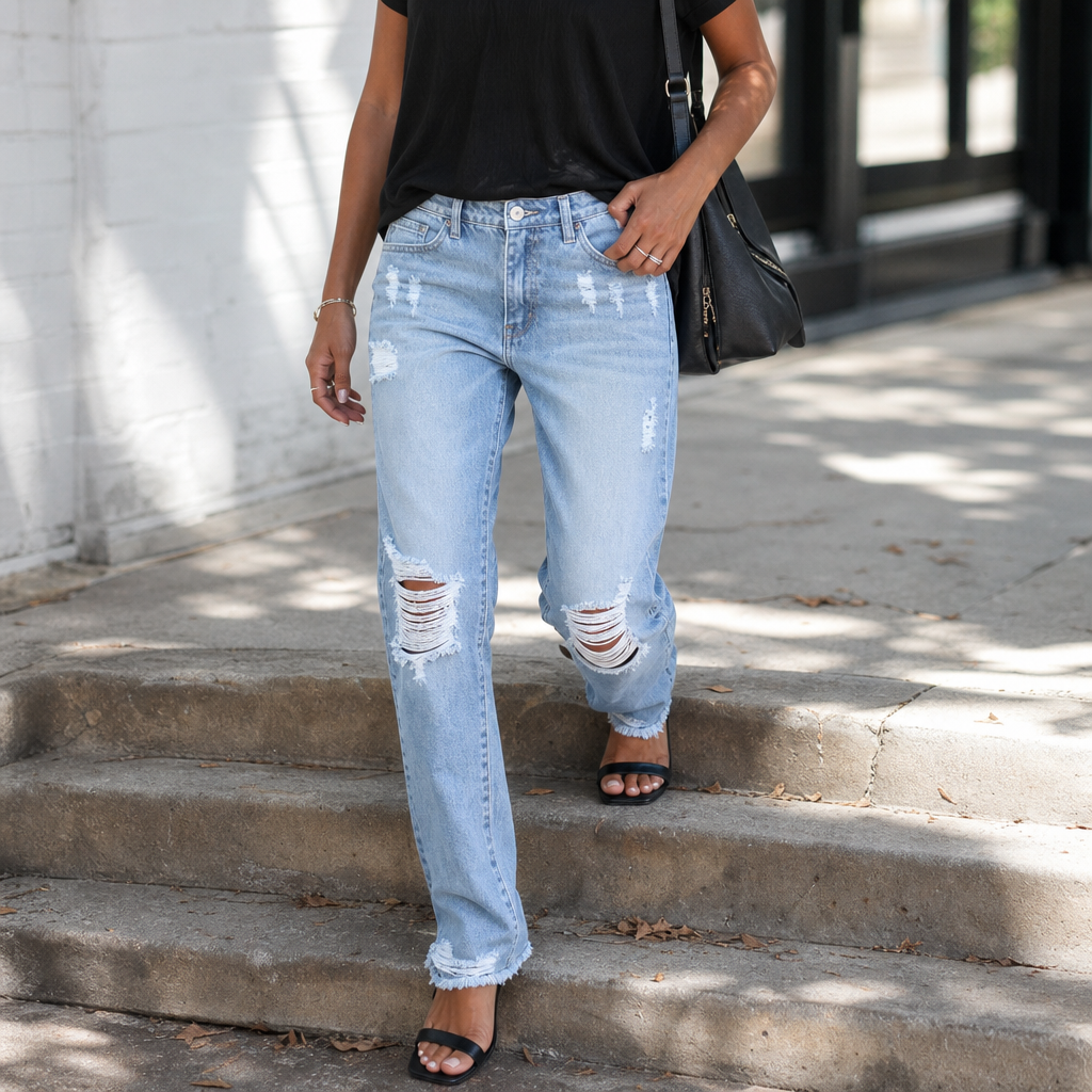 Riva – Zniszczone, Podarte Jeans