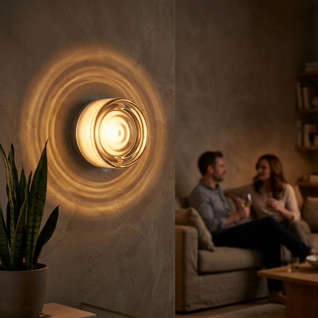 Lumara – Rzeźbiona Vägg Lampa Justerbar
