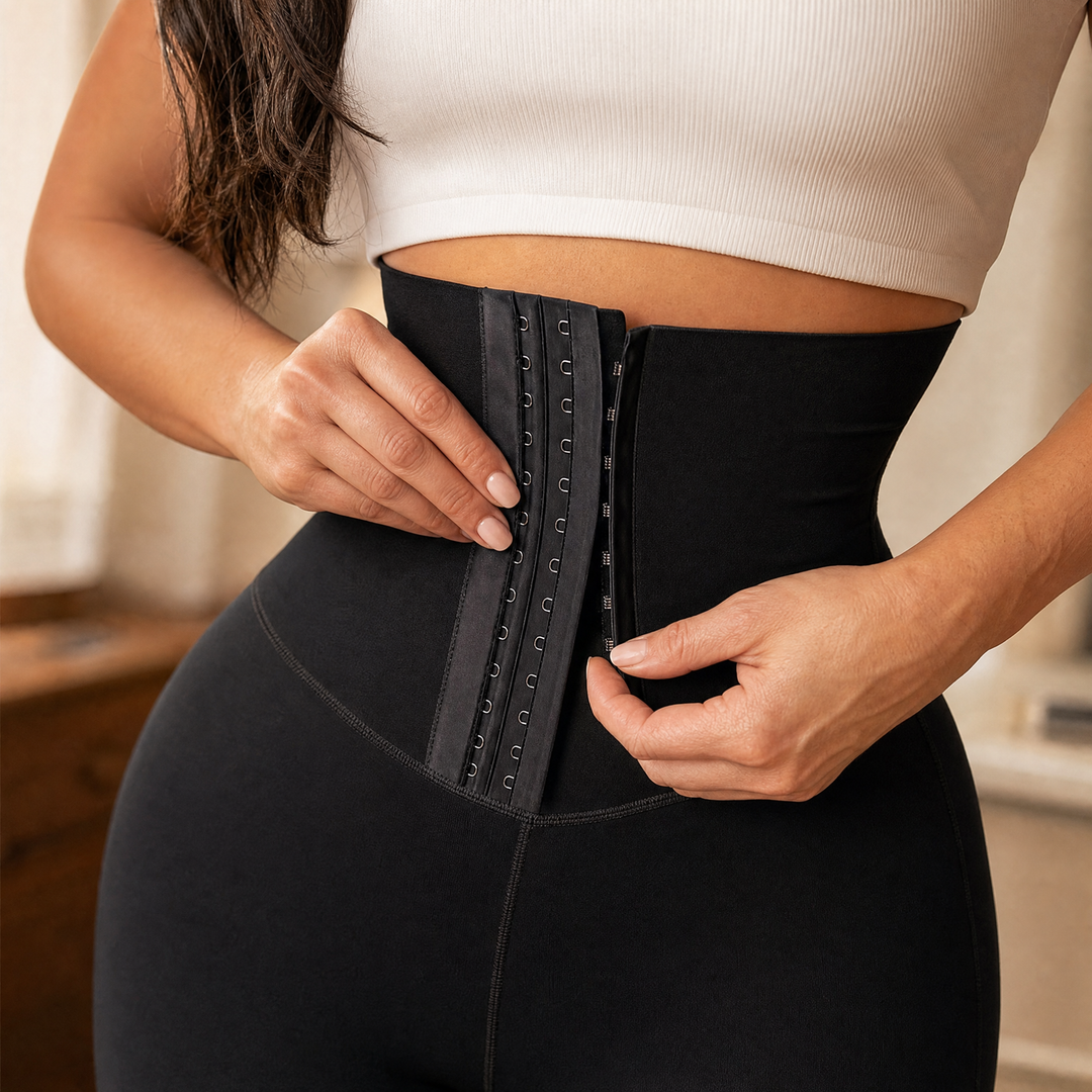 Cinchley – Legginsy dam med hög midja i gorsetem