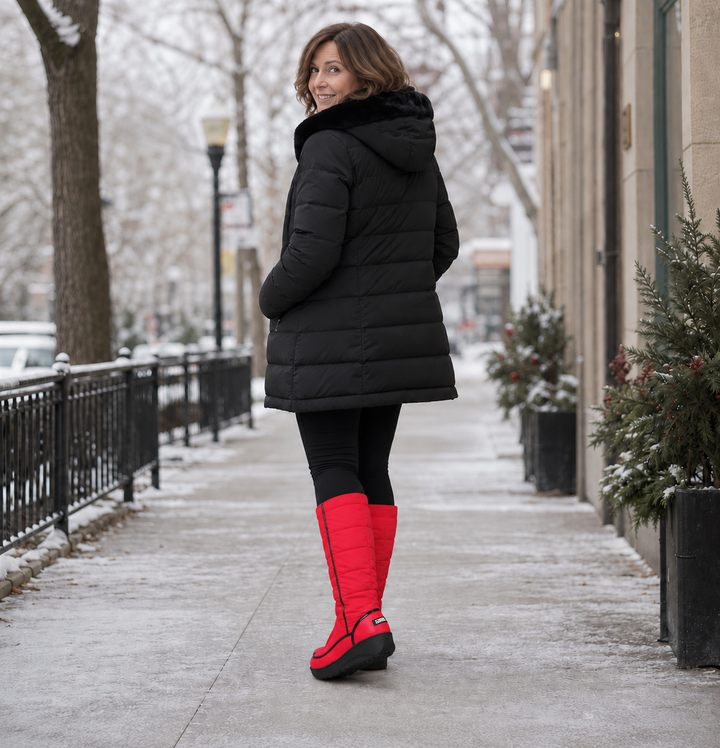 Longara – Wysokie Boots z Pluszowym Finish