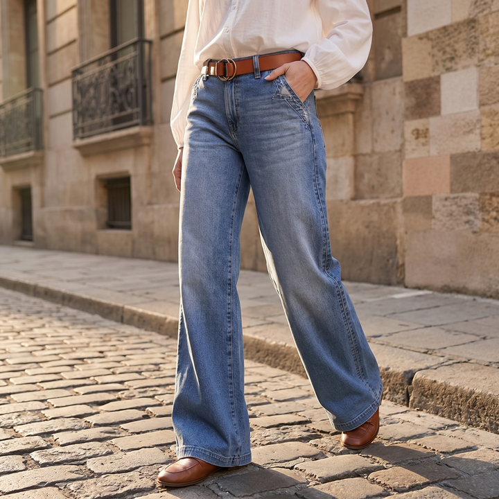Luvenza – Dam jeans w stilu vintage z vida ben