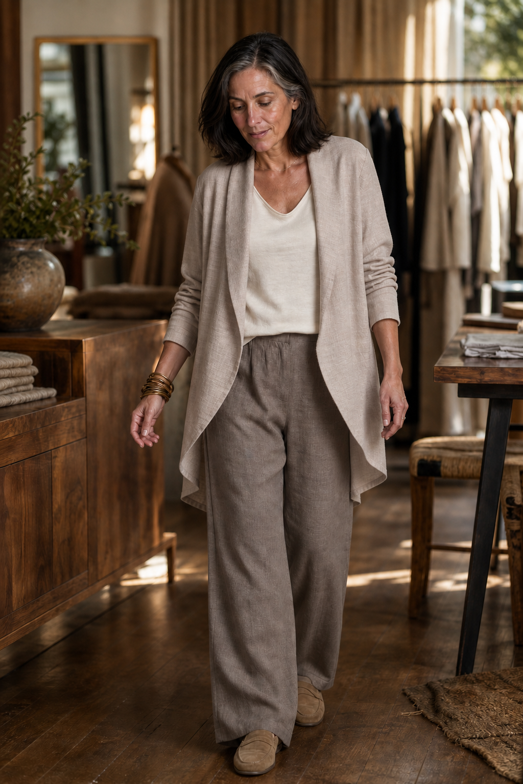 Wearbella – Zrelaksowany set marynarki z vida ben w trzech częściach