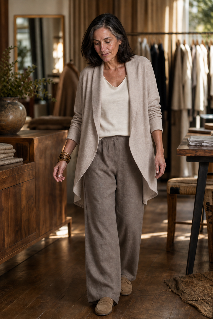 Wearbella – Zrelaksowany set marynarki z vida ben w trzech częściach