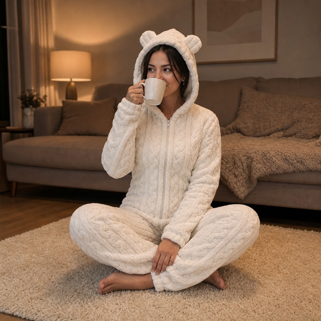 Cubwarm – Kocykowy Kombinezon z Kapturem
