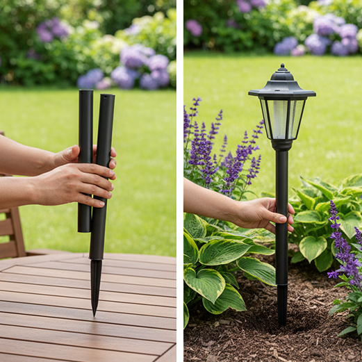 Lumivera – Vintage Szevägg Lampa Ogrodowa Solarna