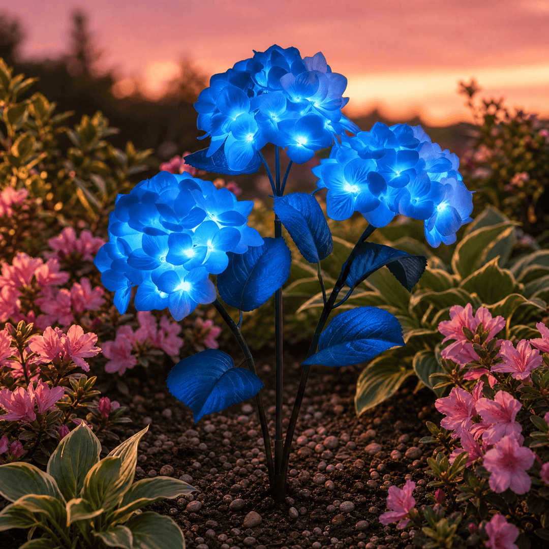 Lumelle – Solarne lampy ogrodowe hortensji (2-pack)