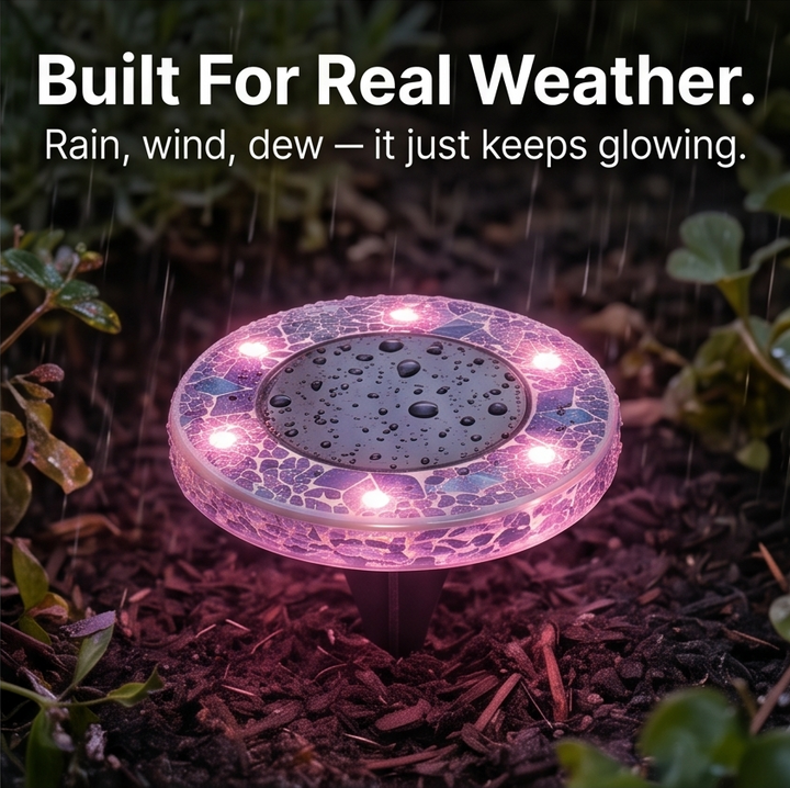Glowmara – Dekorativa Mozaikowe Słoneczne Lampy Ogrodowe