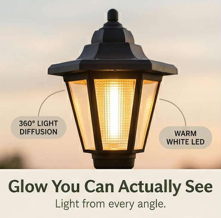 Lumivera – Vintage Szevägg Lampa Ogrodowa Solarna