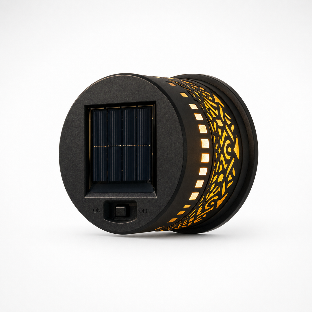 Lumara – Solarna Lampa Mandala på Vägg Zewnętrzną för Ogrodu i Płotu