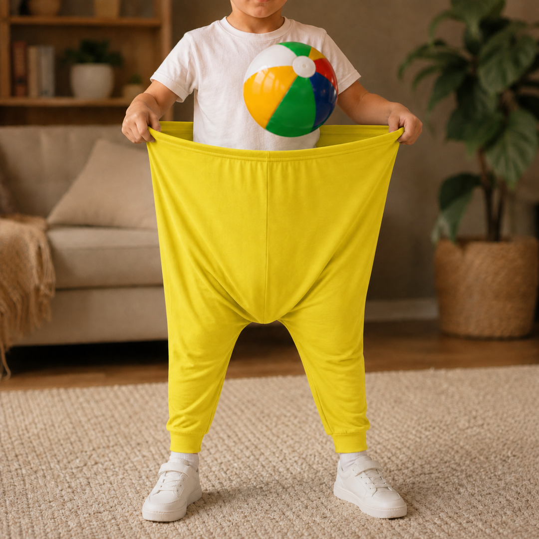 Gigglepants – Byxor för łapania piłek för bärande på rodzinną imprezę
