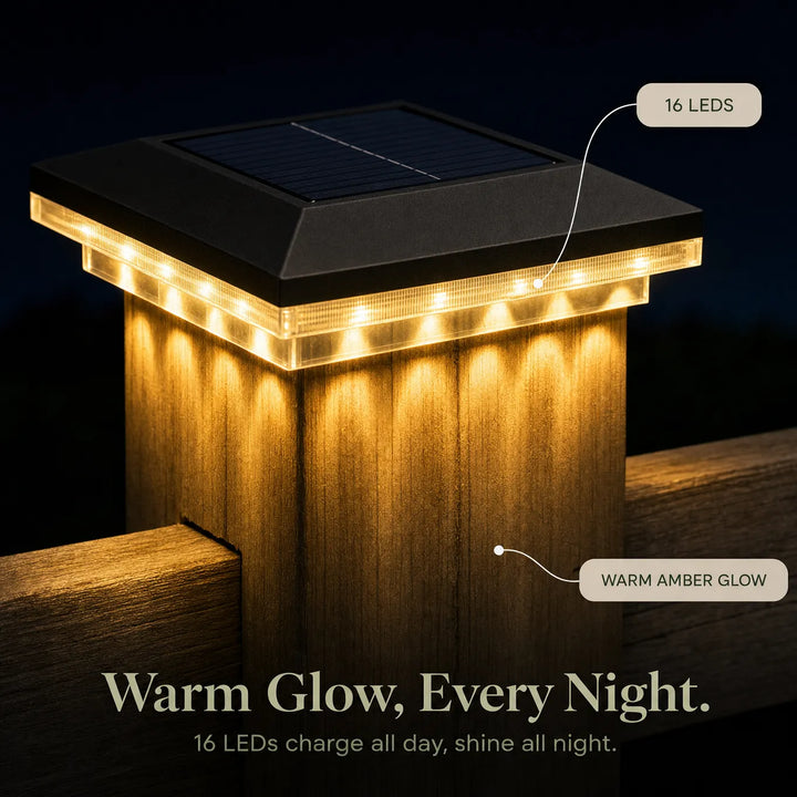 Glowmere – Solarne Oświetlenie på Słupki Värme Biała på Utomhus (2-pack)
