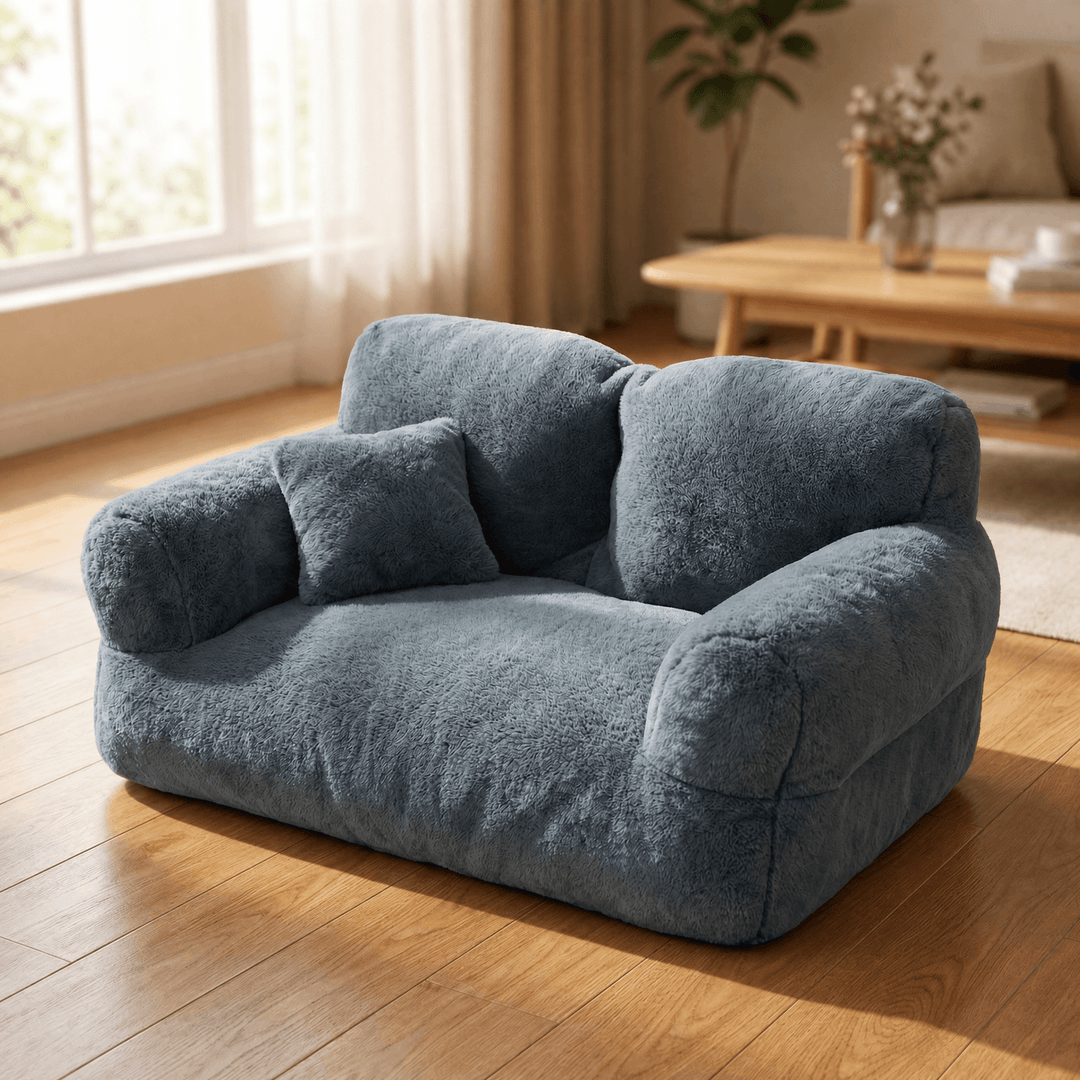Pawluna – Pluszowa Sofa dla Zwierząt z Praniem w Tvättmaskin
