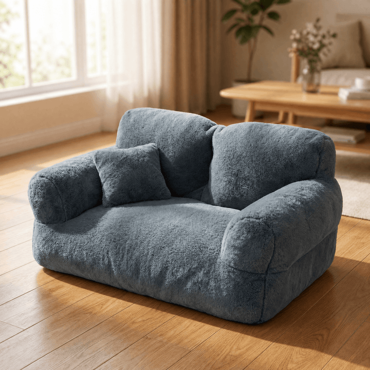 Pawluna – Pluszowa Sofa dla Zwierząt z Praniem w Tvättmaskin