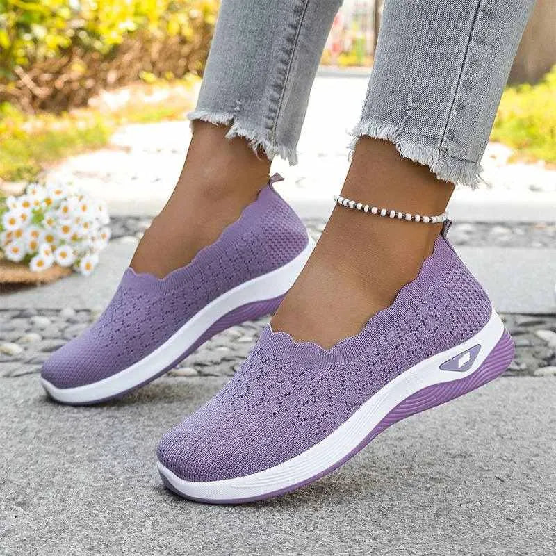Wavella – Lekkie Skor Slip-On för Gående för kvinnor
