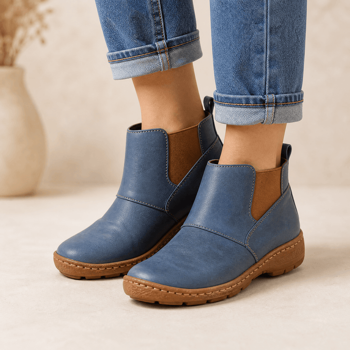 Solena - Dam justerbara boots ankelhöga dla wrażliwych fötter