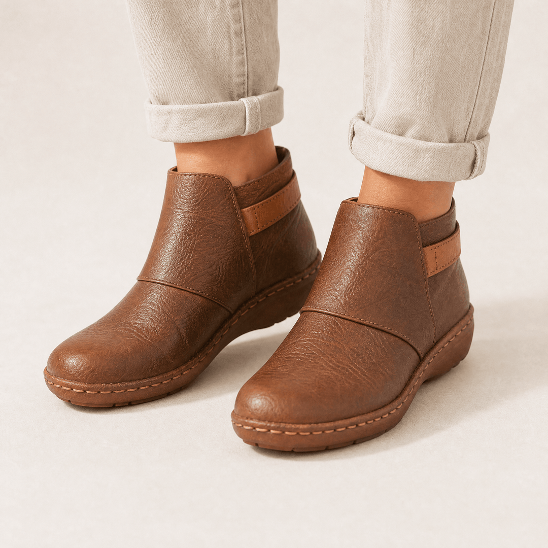 Solena - Dam justerbara boots ankelhöga dla wrażliwych fötter