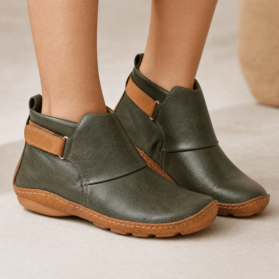 Solena - Dam justerbara boots ankelhöga dla wrażliwych fötter