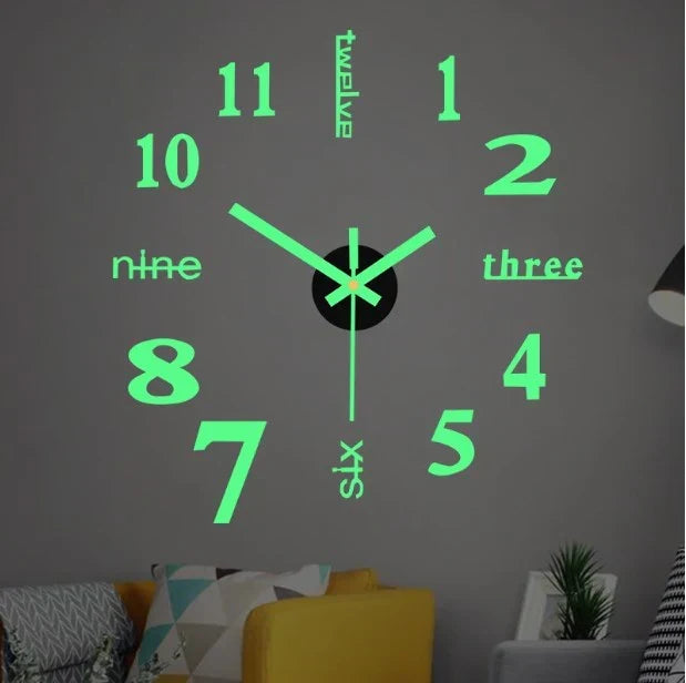 Numeris - Kreativ Klocka Vägg DIY för Moderna interiörer