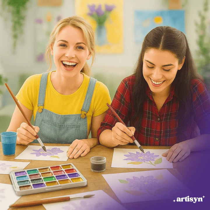 Artisyn - Set farb akwarelowych w iryzującym färgze