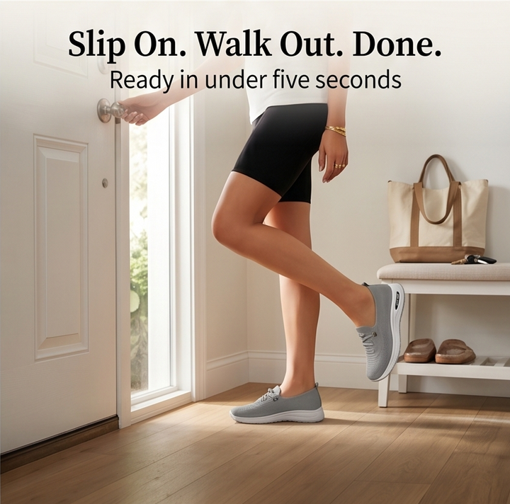 Strideflow – Lekkie Siatkowe Sneakers Slip-On