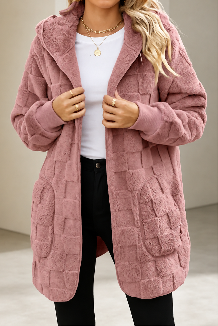 Plushden – Kofta w kratę z miękkiego materialu