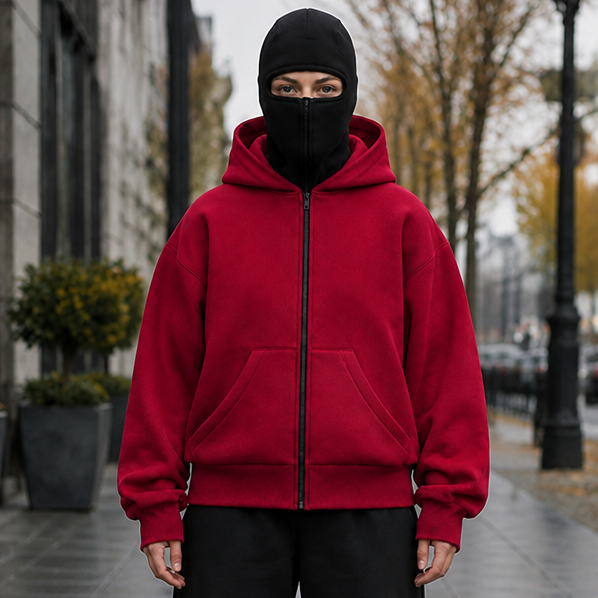 Balacloak – Kurtka z kapturem typu balaclava på dragkedja