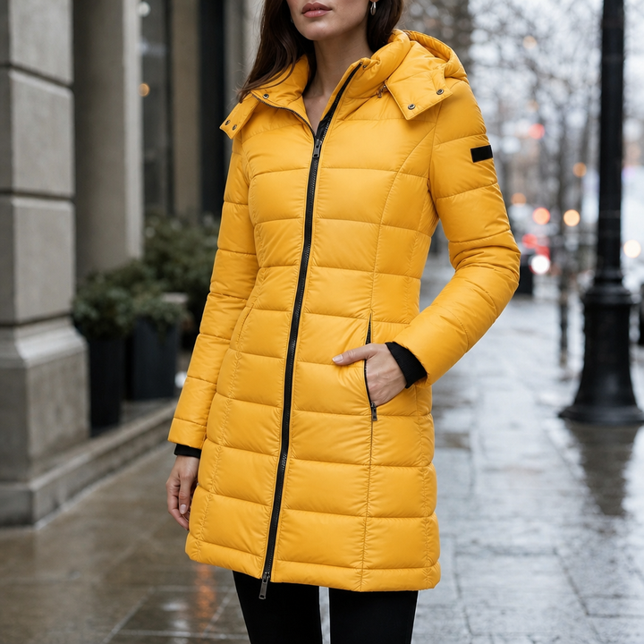 Wearbella – Wypełniona Puchowa Kurtka o Średniej Längd