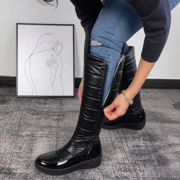 Wearbella – Śniegowce z mjuk finish knähöga