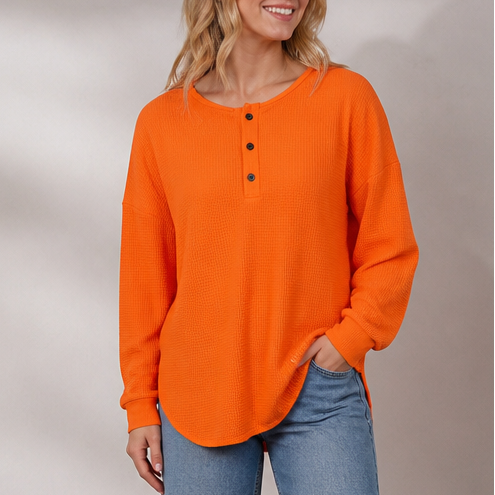 Warmwich – Henley z Waflową Strukturą, Som Aldrig Inte Ser ut På Przypadkowy