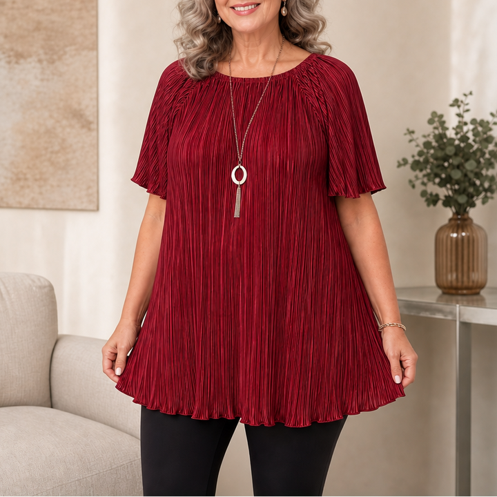 Wearbella – Blus z plisami w szerokim kroju