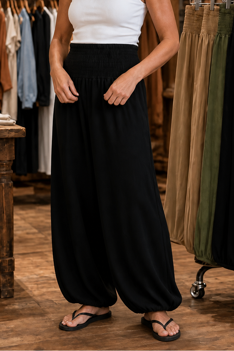 Wearbella – Byxor Harem z Marszczonym Band