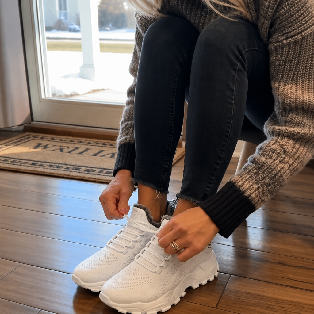 Warmstep – Vinter Sneakers z Fleece