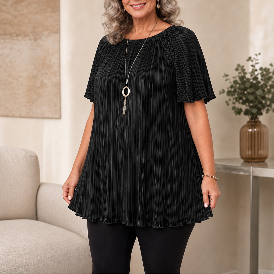 Wearbella – Blus z plisami w szerokim kroju