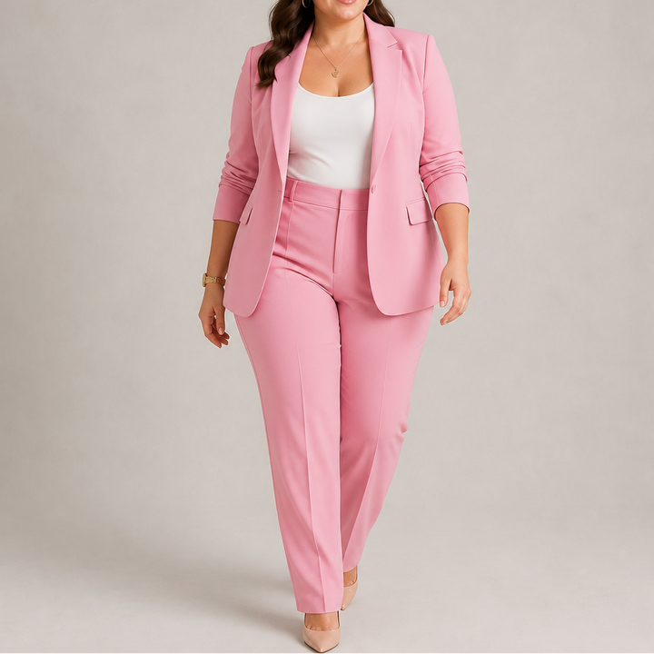 Tailorra – Set żakietu i byxor 3D Jacquard