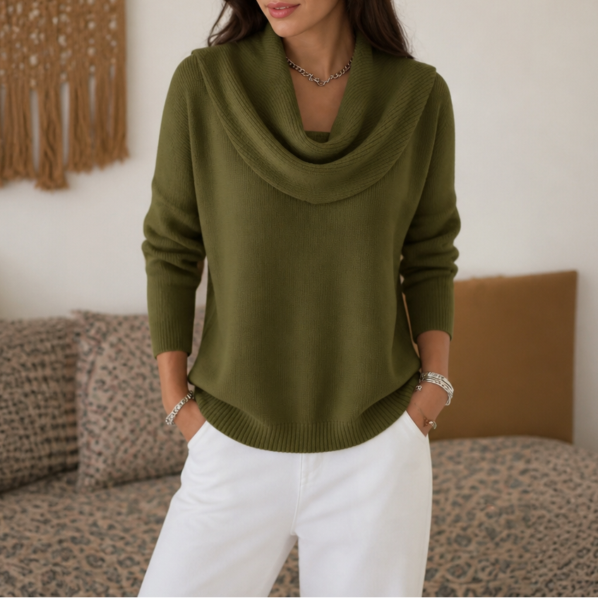 Draveline – Tröja z urringning typu cowl