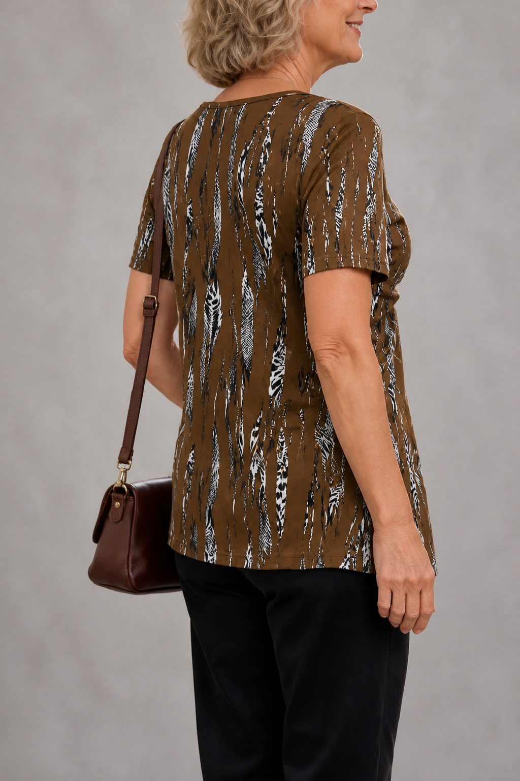 Wearbella – Top z drapowanym przodem i urringning i form av litery V