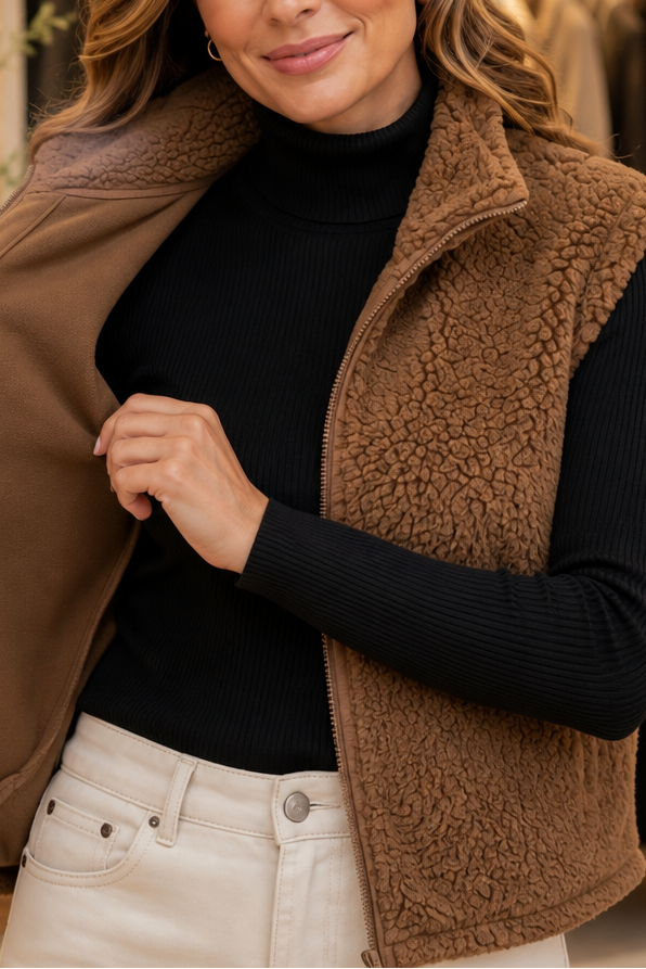 Wearbella – Kamizelka termiczna z kołnierzem