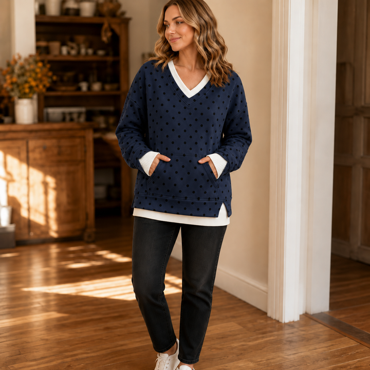 Wearbella – Tröja z kropkami w warstwach