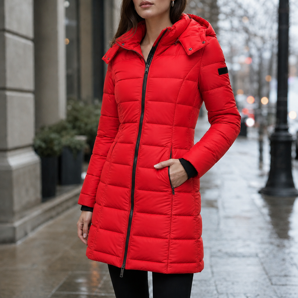 Wearbella – Wypełniona Puchowa Kurtka o Średniej Längd
