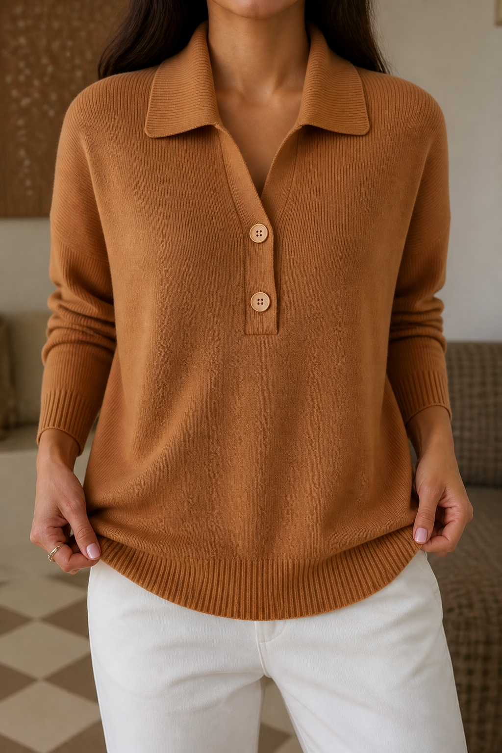 Wearbella – Tröja z kołnierzem