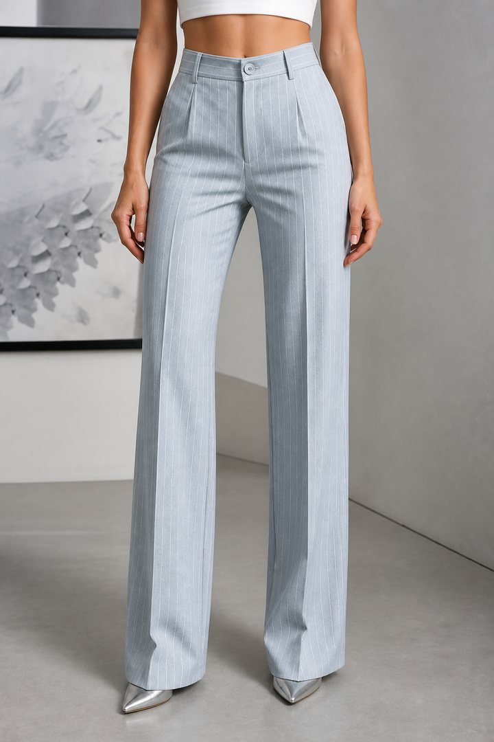 Longline – Byxor w band w stilu high-waist z vida ben
