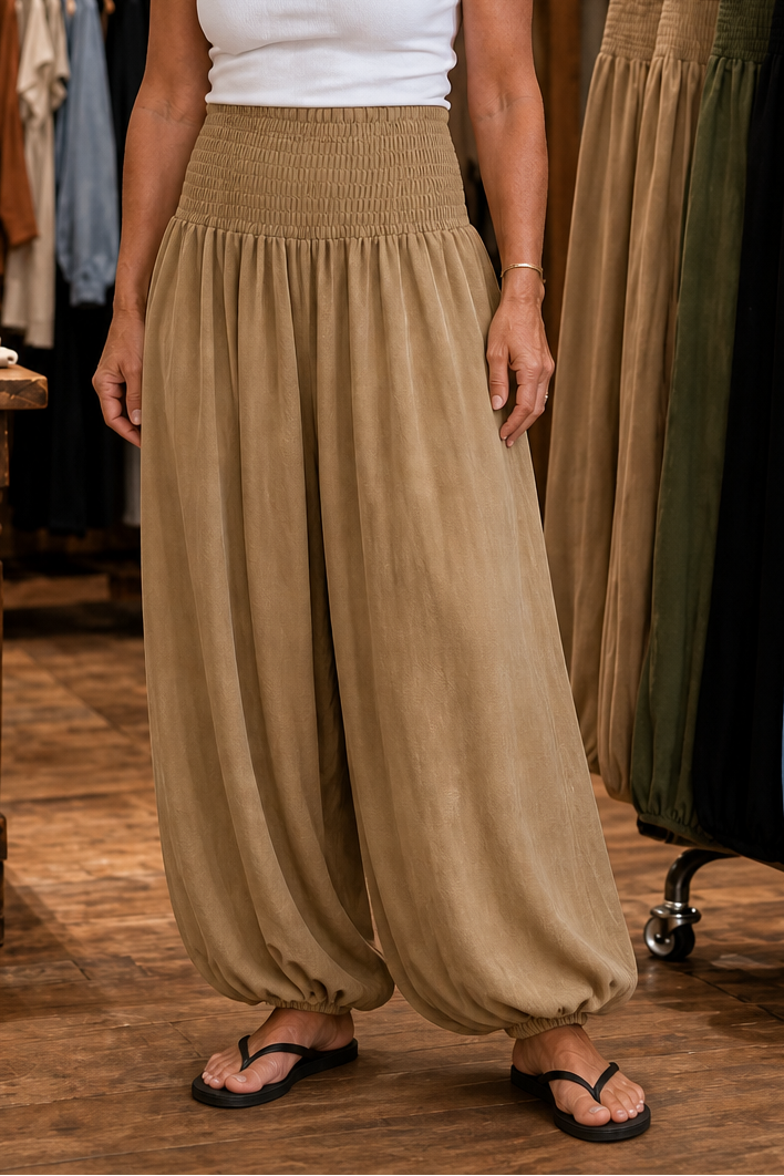 Wearbella – Byxor Harem z Marszczonym Band