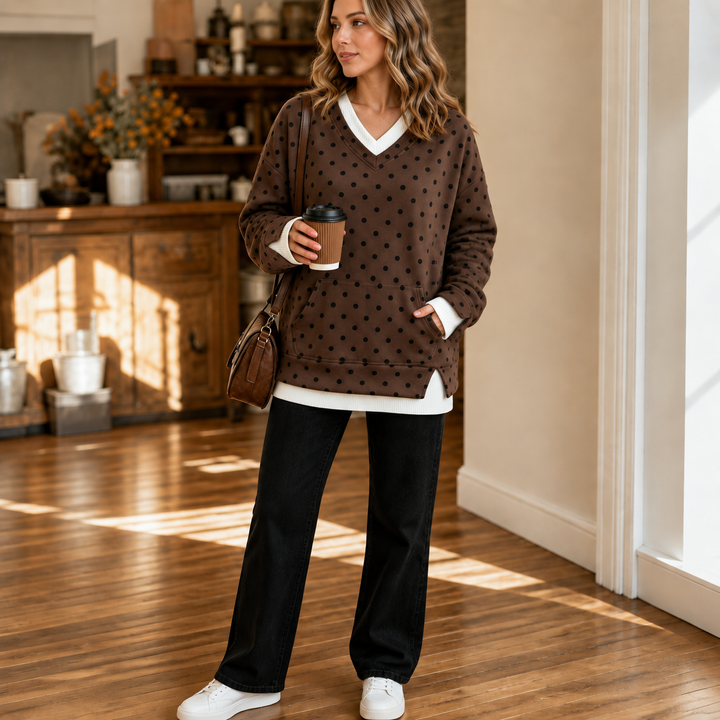 Wearbella – Tröja z kropkami w warstwach