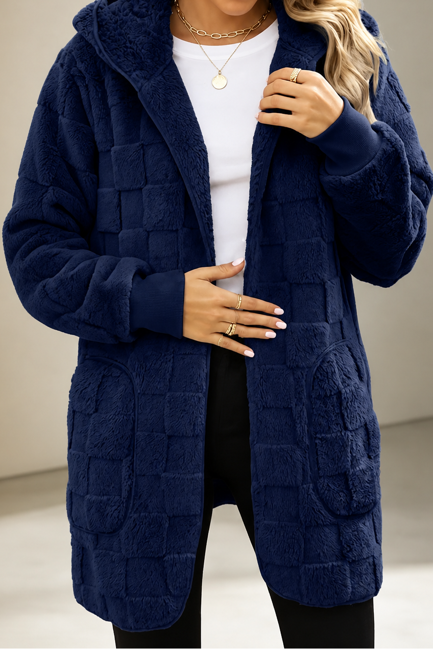 Plushden – Kofta w kratę z miękkiego materialu